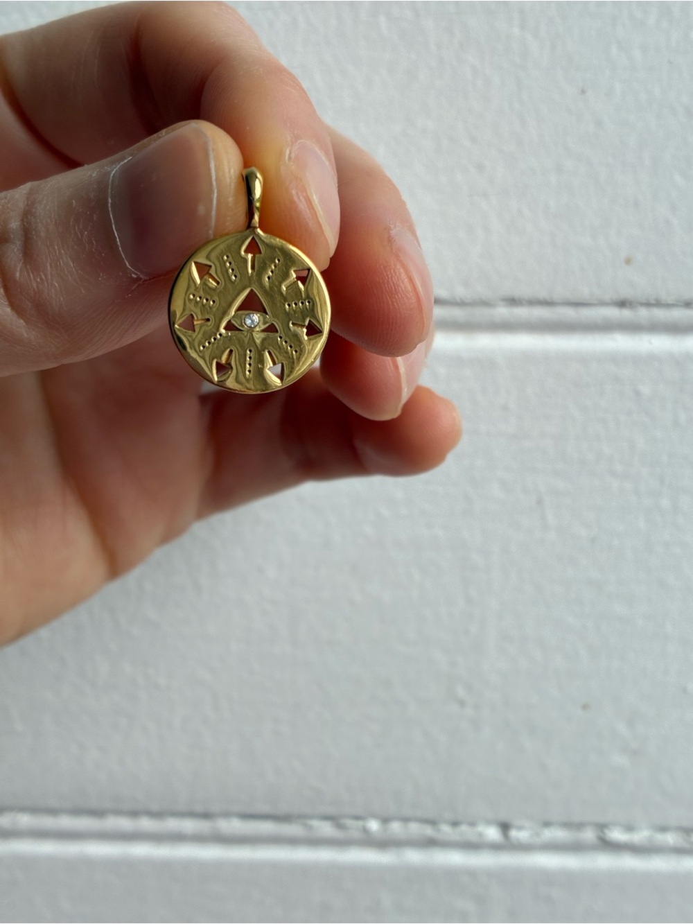 Missoma gold vermeil Pendant Necklace